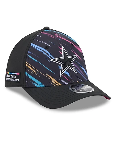 New Era Men's Black Dallas Cowboys 2026 Nfl Cruical Catch 39THIRTY M-Crown Stretch Hat