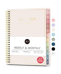 Danrong 17 Month Academic Planner Weekly Monthly Calendar For School Students Teachers