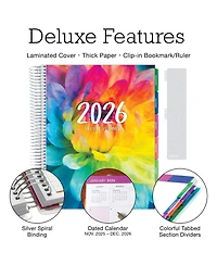 Danrong 14 Month Daily Weekly Monthly Planner With Tab Sections Stickers Pocket Folder Bookmark