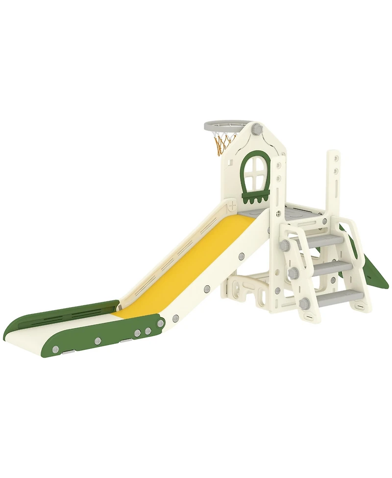 Glintex Foldable 5-in-1 Toddler Slide Indoor Playset, Ages 1-3