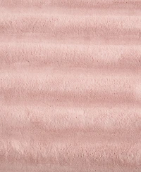 Laura Ashley Cloud Solid Faux Fur 2-Piece Comforter Set, Twin