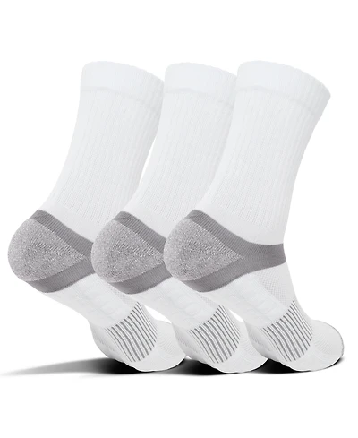 Sof Sole Men's Cotton-Blend Crew Socks from Finish Line, 3-Pack