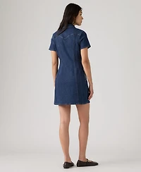Levi's Women's Trace Western Denim Shirt Dress