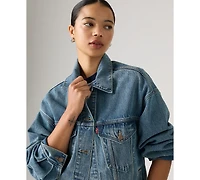 Levi's Women's Trucker Denim Oversized-Fit Jacket