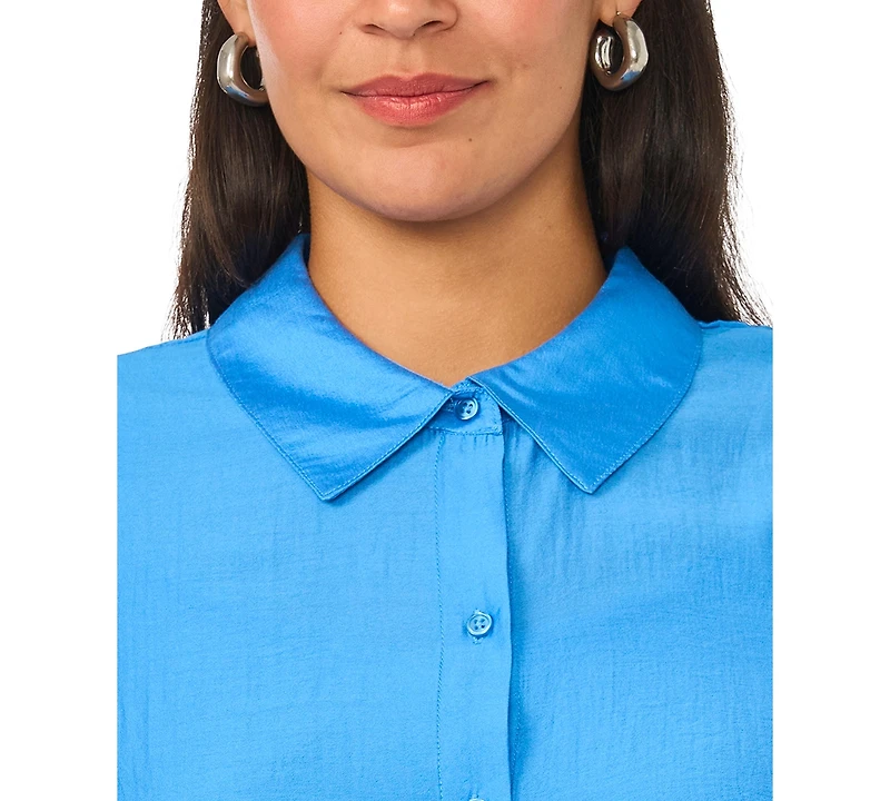 Vince Camuto Plus Puff-Sleeve Work Blouse