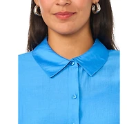 Vince Camuto Plus Puff-Sleeve Work Blouse