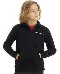 Champion Boys' 8-20 Quarter-Zip Logo Sweatshirt