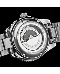 Stuhrling 1013 Men s Automatic Watch Swiss Movement Turquoise Dial Gunmetal Bezel Stainless Steel Bracelet 200M Water Resistant Diver Date Window