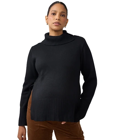 Ingrid + Isabel Maternity High-Neck Oversized Nursing Sweater