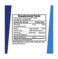 Superior Source No Shot Vitamin B-12 Methylcobalamin 5000 mcg, B-6 and Folic Acid 800 mcg