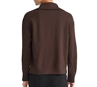 Jones New York Women's Long-Sleeve Zip-Front Pull-On Top