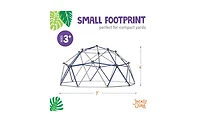 Jack & June Jungle Gym Climber Free-Standing Steel Dome, 86" Diameter x 46" Tall, Ages 3+