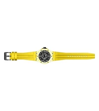 Invicta Men's Quartz Racing Yellow Rubber Band Watch, 46mm