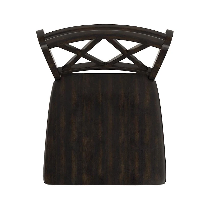 iNSPIRE Q Lea Cross Back Bar Stool (Set of 2)