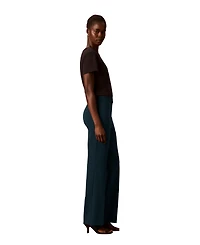 Calvin Klein Petite High-Rise Bootcut Pants