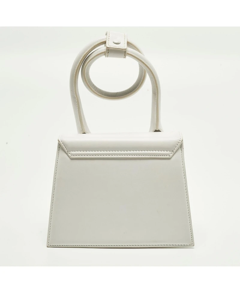 Pre-Owned Jacquemus Women's Le Chiquito Noeud Leather Top Handle Bag