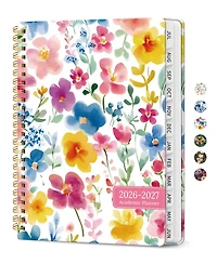 Danrong Academic Planner Monthly Weekly Calendar Hardcover with Tabs for School Office