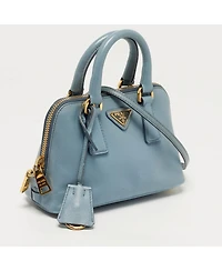 Pre-Owned Prada Women's Mini Promenade Saffiano Leather Satchel