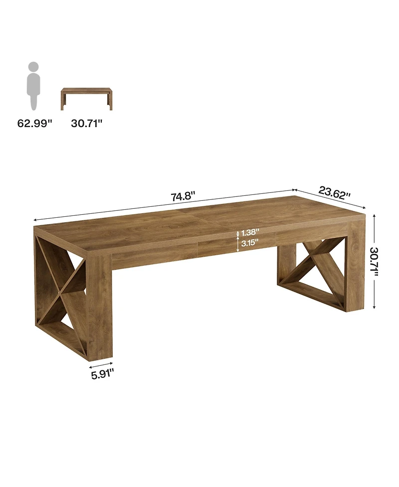 Tribesigns Executive Desk, Large Modern Computer Desk