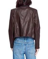 Central Park West Women's Hazel Ribbed Trim Jacket