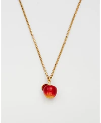 Fable England Apple Necklace in Gold