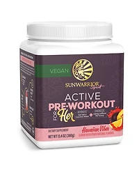Sunwarrior Active Pre Workout for Her Powder Hawaiian Vibes Flavor 360 g 30 Servings