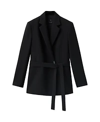 Mango Women's Double-Breasted Belted Blazer