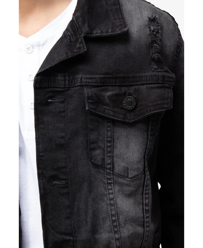 Men's Slim Washed Denim Jacket