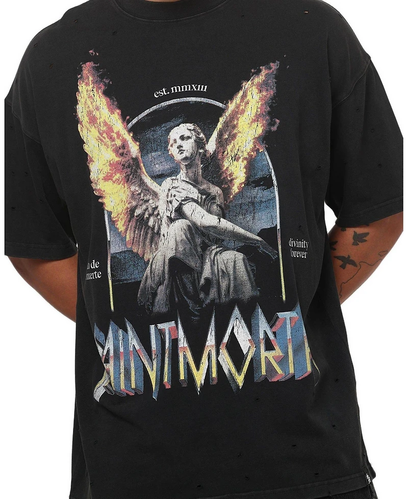 Saint Morta Men's Divinity Forever Boxy T-Shirt
