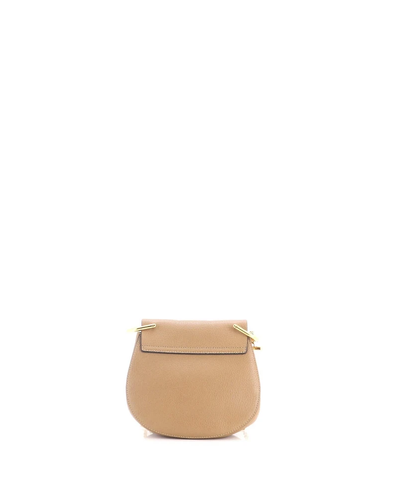 Pre-Owned Chloe Mini Drew Leather Turn-Lock Crossbody Bag