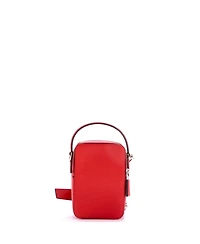 Pre-Owned Prada Small Brique Vertical Crossbody Bag Saffiano Leather