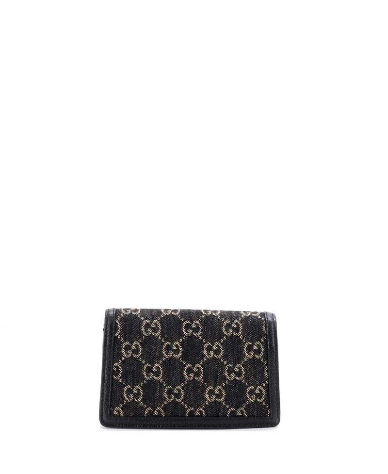 Pre-Owned Gucci Super Mini Dionysus Bag Gg Denim