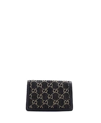 Pre-Owned Gucci Super Mini Dionysus Bag Gg Denim