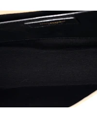 Pre-Owned Saint Laurent Medium Classic Monogram Envelope Satchel Mixed Matelasse Leather