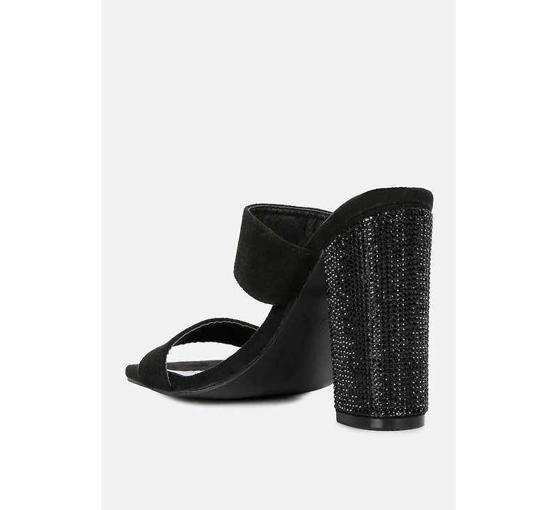 High Sass Rhinestone Embellished Sandals