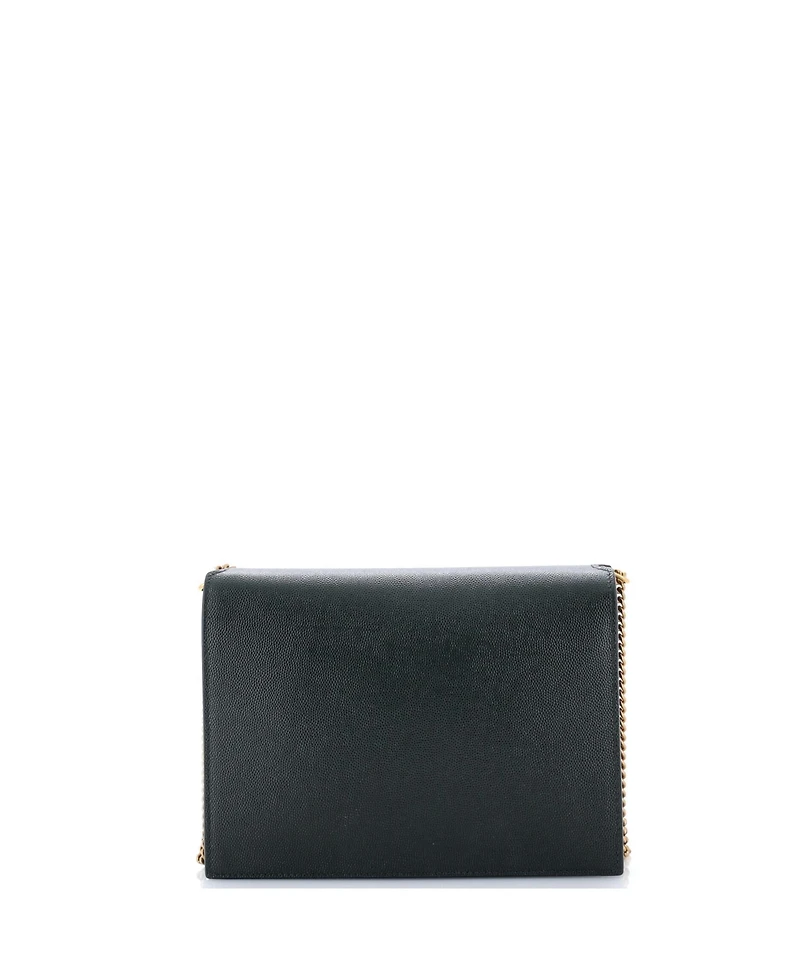 Pre-Owned Saint Laurent Cassandra Small Leather Chain Shoulder Bag