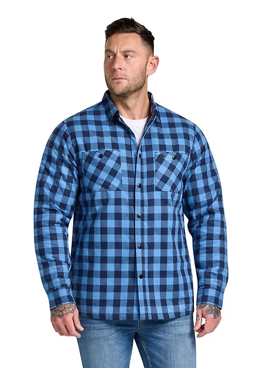Raging Bull Men's Long Sleeve Quilted Shacket