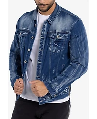 Men's Washed Denim Jacket