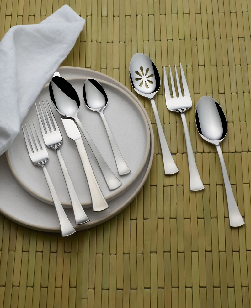 International Silver Fulton Satin 18.0 Stainless Steel 51 Piece Flatware Set, Service For 8