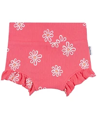Gerber Baby Girls' Bubble Ruffle-Hem Shorts, 3-Piece Set