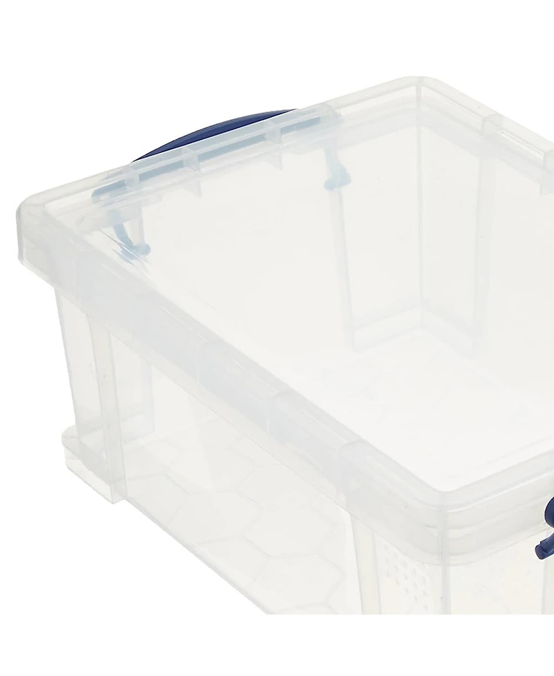 Really Useful Box 9L Storage Container with Snap Lid and Clip Lock Handle ( Pack