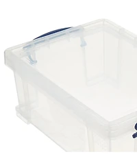 Really Useful Box 9L Storage Container with Snap Lid and Clip Lock Handle ( Pack