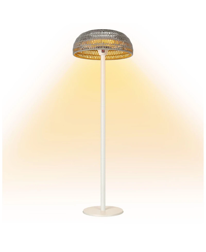 Ltmate Global Inc. 78.7 inch Floor Standing Woven Electric Patio Heater