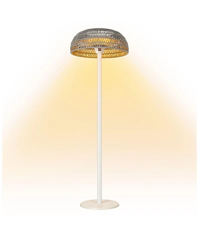 Ltmate Global Inc. 78.7 inch Floor Standing Woven Electric Patio Heater