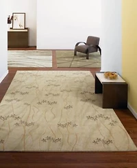 Calvin Klein Home Rugs Woven Textures Wt03 Cascades Beige