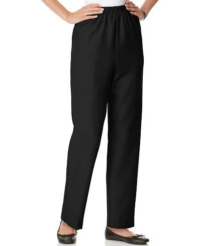 Alfred Dunner Classics Pull-On Straight-Leg Pants