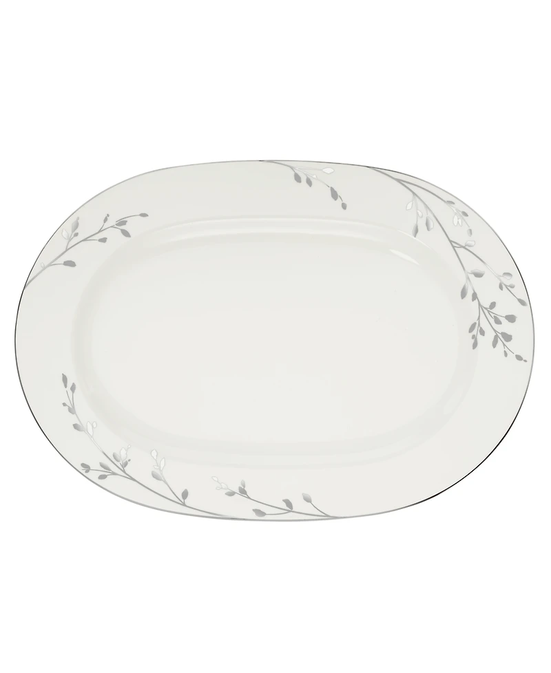 Noritake Serveware, 14" Birchwood Oval Platter