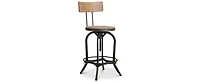 Kalber Naturally Antique Wood Bar Stool