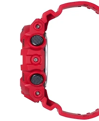G-Shock Men's Analog-Digital Red Resin Strap Watch 53x58mm GA700-4A