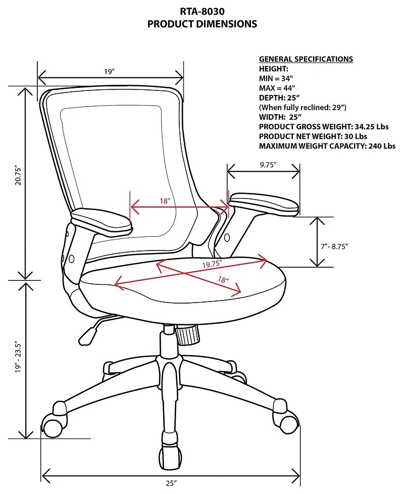Techni Mobili Office Chair